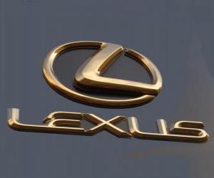 Puzzle Λογότυπο της Lexus, ιαπωνικής μάρκας του high-end αυτοκίνητα